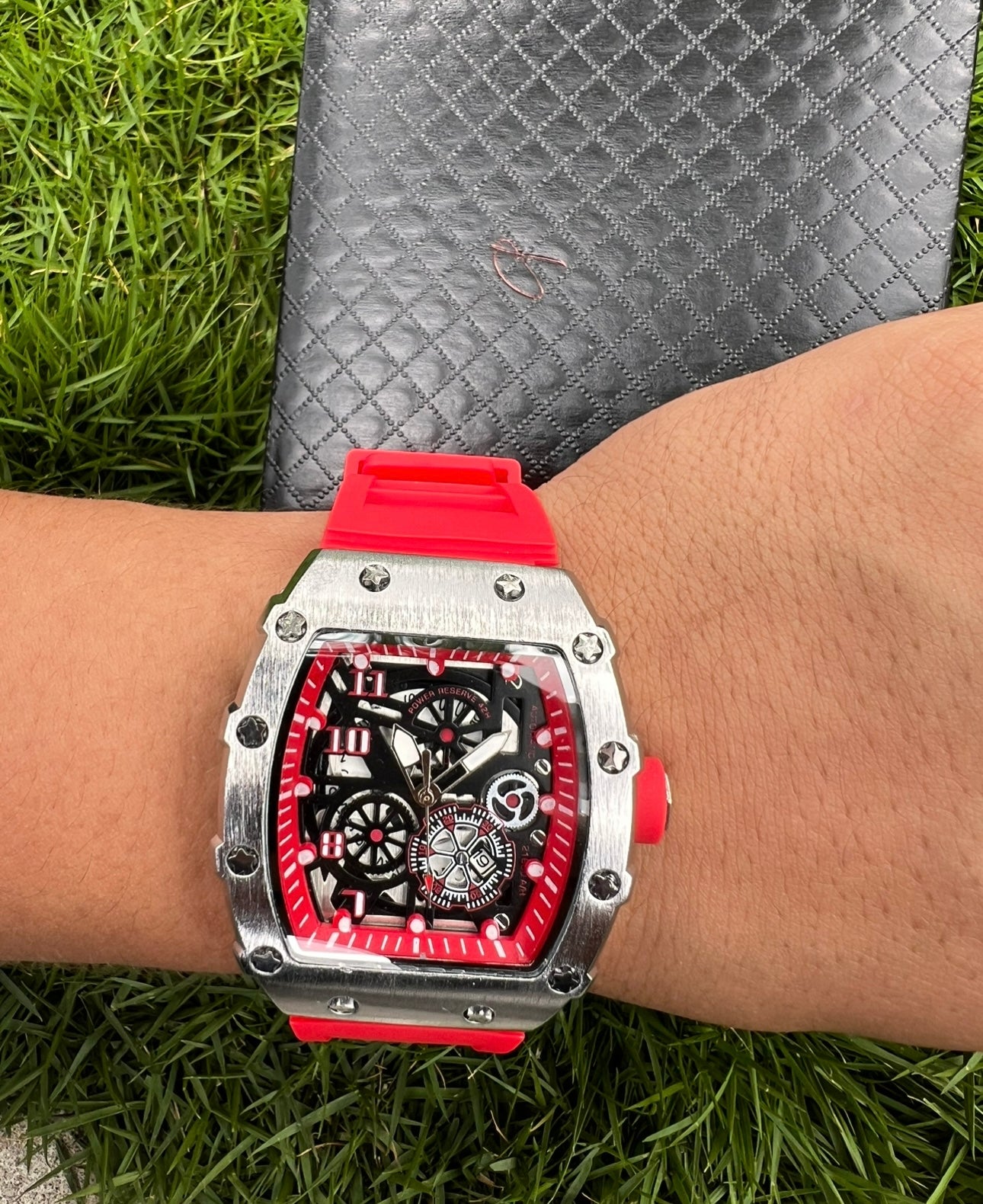 Gray helmet for bikers