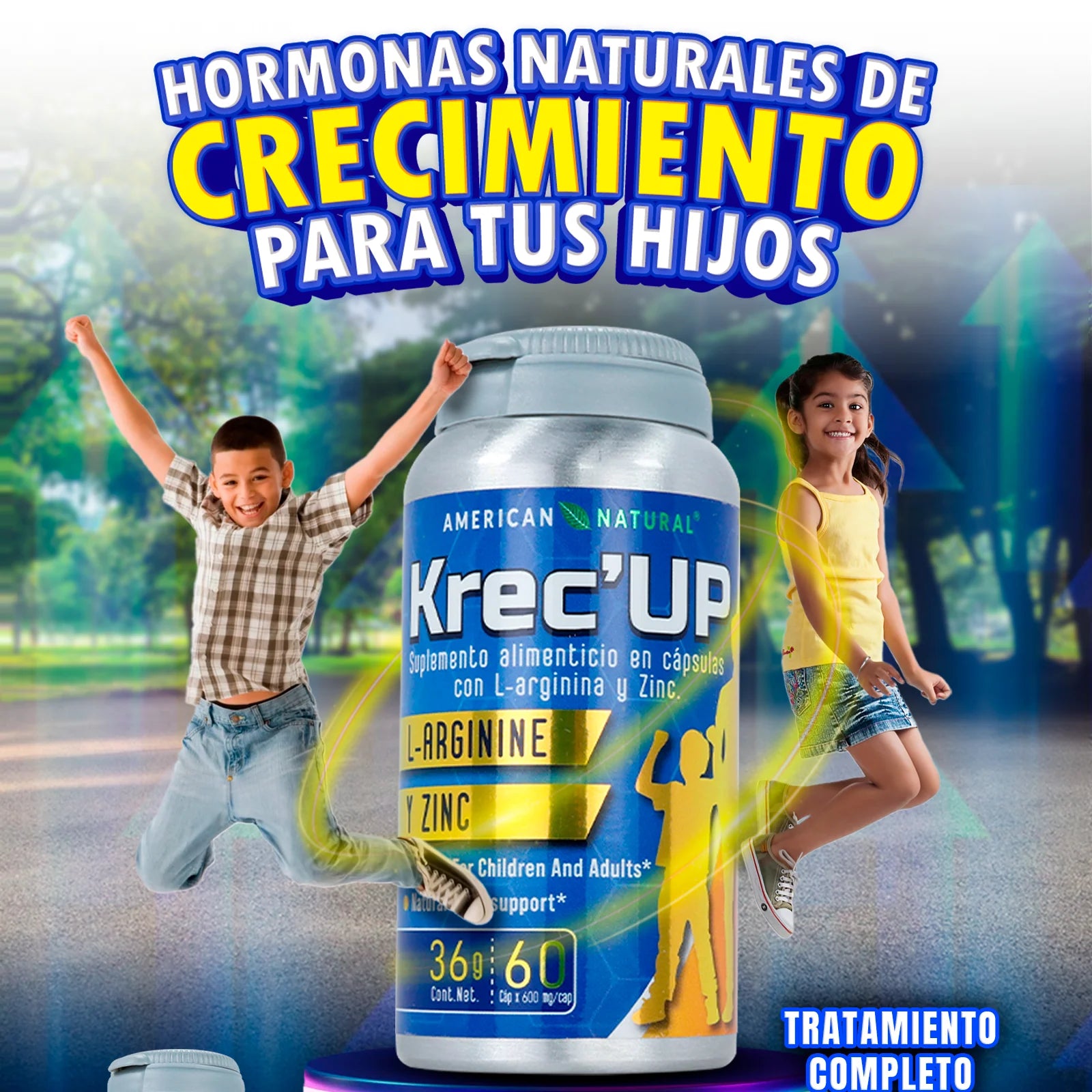 KREC´UP HORMONAS NATURALES DE CRECIMIENTO