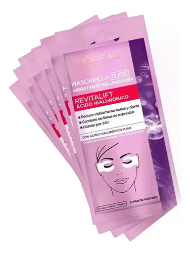 MASCARILLA OJOS L'OREAL ÁCIDO HIALURÓNICO