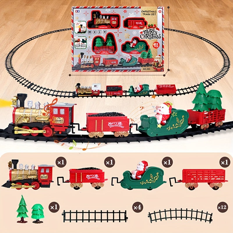 TREN NAVIDEÑO 22 PCS